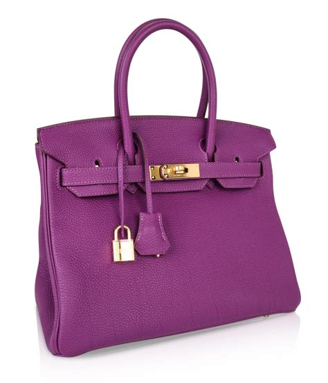 hermes birkin 30 purple|hermes birkin 30 gold togo.